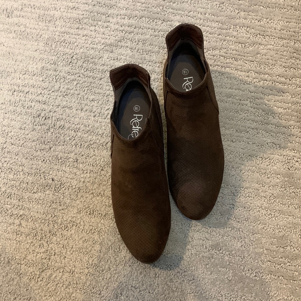 Refresh Brown Ankle Boots Size 8.5